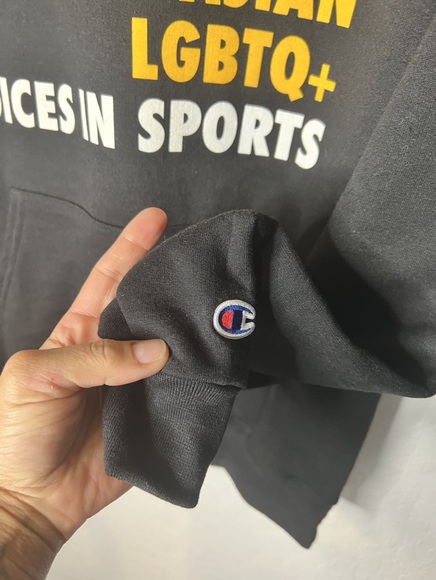 NWOT Champion Female Black LatinX Indigenous Asian LGBTQ in Sports - M - Picture 3 of 5